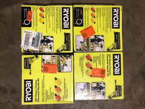 Lot of 4 RYOBI EZClean Power Cleaner Chemical Nozzle Kit Customer Returns