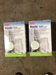 Lot of 2 Oatey Mystic 2 in. x 3 in. White Rainwater Collection System Customer Returns See Pictures
