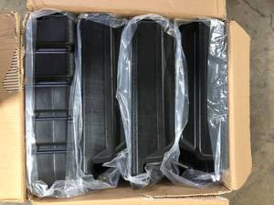 California Umbrella 200 lbs. Resin 4-Section Fillable Weight Cantilever Patio Umbrella Base in Black Customer Returns See all Pictures