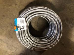 Southwire 38 in. x 100 ft. Alflex RWA Metallic Aluminum Flexible Conduit Customer Returns See all Pictures