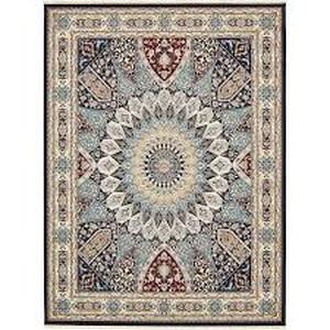 Unique Loom Narenj Adams Navy Blue 10 0 x 13 0 Area Rug Customer Return See all Pictures