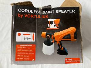 lot 6 image: Vortuliuk Cordless Paint Sprayer