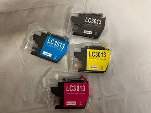 lot 27 image: Ink Cartridge Replacement Pack for Brother LC3013 Printer