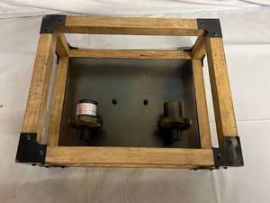 lot 46 image: 3 Cubic 2 Light Vanity Fixtures - New
