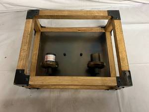 lot 47 image: 3 Cubic 2 Light Vanity Fixtures - New