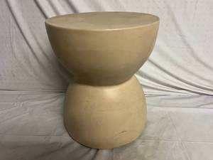 lot 64 image: Threshold Hourglass Shape Patio Accent Table