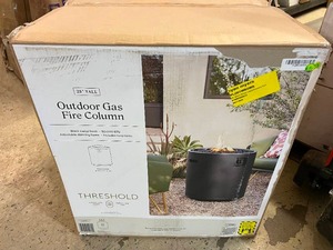 lot 68 image: Threshold 25in Tall Outdoor Gas Fire Column