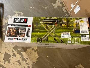 lot 72 image: Weber Traveler Outdoor Gas Grill