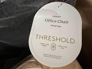 lot 77 image: Threshold Copley Office Chair with Metal Legs