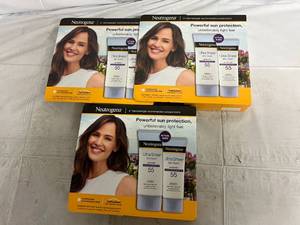 lot 153 image: 3 x 2ct Packs of Neutogena SPF 55 Sunscreen