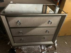 Mirror Top Dresser-Please See Photos for Imperfections