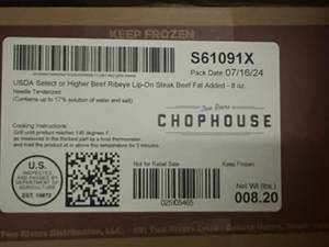 8.20lbs Beef Ribeye Lip on Steak-Two Rivers Chophouse