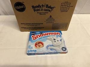 12x 20ct Pillsbury Pre-Cut Snowman Cookies