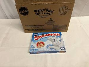 12x 20ct Pillsbury Pre-Cut Snowman Cookies