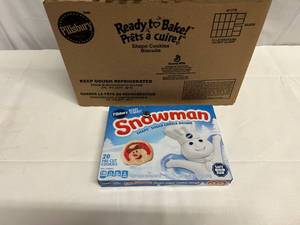 12x 20ct Pillsbury Pre-Cut Snowman Cookies