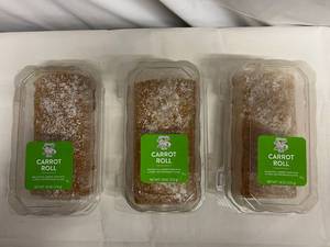 3x 18oz Frozen Carrot Rolls-The Father Table