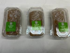 3x 18oz Frozen Carrot Rolls-The Father Table