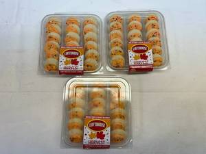 3x 9.4oz Frozen Mini Harvest Sugar Cookies