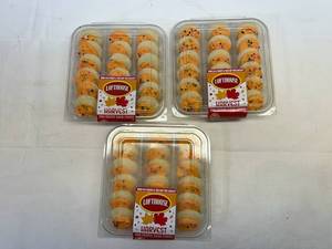 3x 9.4oz Frozen Mini Harvest Sugar Cookies