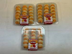 3x 9.4oz Frozen Mini Harvest Sugar Cookies
