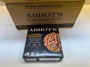 6x 10oz Abbots Plant Based Chopped Chicken