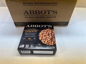 6x 10oz Abbots Plant Based Chopped Chicken