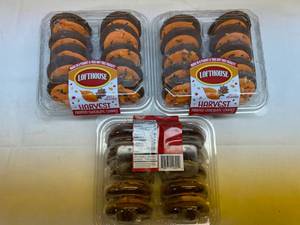 3x Frozen Harvest Frosted Chocolate Cookies