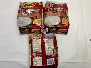 F. 3x24oz Ore-Ida Homestyle Steam N Mash