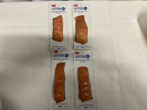 D. 2x 8oz Latitude 45 Smoked Atlantic Salmon-Sliced & Ready to Eat