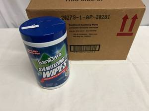 P. 6x 125ct Sanidate Sanitizing Wipes