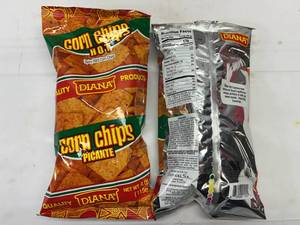 JJ. 8x 4.05oz  BBQ Corn Chips-Great for Dips