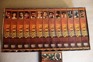 lot 171 image: Vintage VHS Tape Movie Box Set...Alex Haleys Roots Complete 13-Volume Set Plus The Gift......