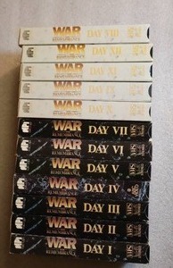 lot 166 image: Vintage VHS Tape Movie Box Sets...War And Remembrance 7-Box Set 1988-89 and 5-Box Set of Volumes 8-12 WW2 TV Mini Series By Herman Wouk...
