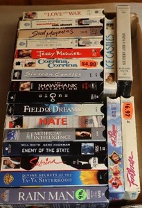 lot 162 image: Vintage VHS Tapes...