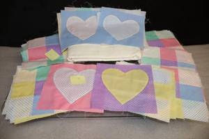 lot 132 image: Vintage Patchwork Quilt Project Started