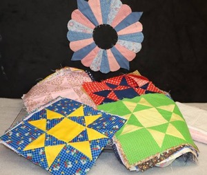 lot 133 image: Vintage Patchwork Quilt Projects Started