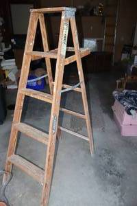 lot 229 image: Wood Step Ladder By Werner