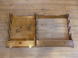 lot 23 image: 2 Wall-Mounted Gun Racks