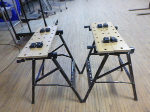 lot 24 image: 2 Portable Work Benches