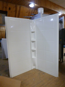 lot 38 image: 2 Piece Sterling Surround Shower