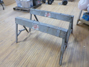 lot 74 image: 2 Conklin Saw Horses