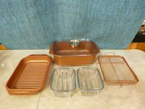 lot 83 image: Copper Chef 6 Piece Cookware Set
