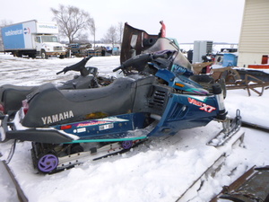 lot 127 image: 2 Snowmobiles FOR PARTS