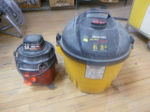 lot 131 image: 2 Shop Vacs