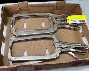 lot 242 image: 18 Locking Vise Grips