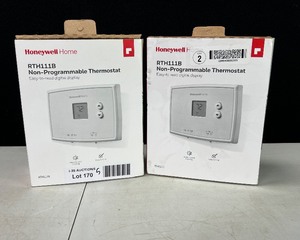 lot 170 image: Honeywell Home Non-Programmable Thermostats