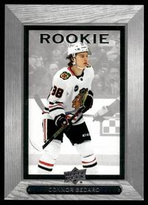 lot 17 image: Connor Bedard RC 2023-24 Upper Deck Bee Hive Extended Series #BH-41 Rookie Hockey Card