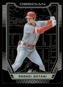 lot 54 image: Shohei Ohtani 2019 Obsidian Prizm #47 Baseball Card