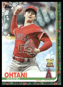 lot 82 image: Shohei Ohtani Rookie Cup 2019 Topps Holiday #HW33 Baseball Card