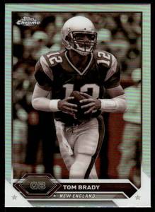 lot 88 image: Tom Brady Refractor 2024 Topps Chrome #14 Football Card